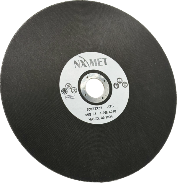 Nx-Met resinoid cutting disc for metallographic sample preparation